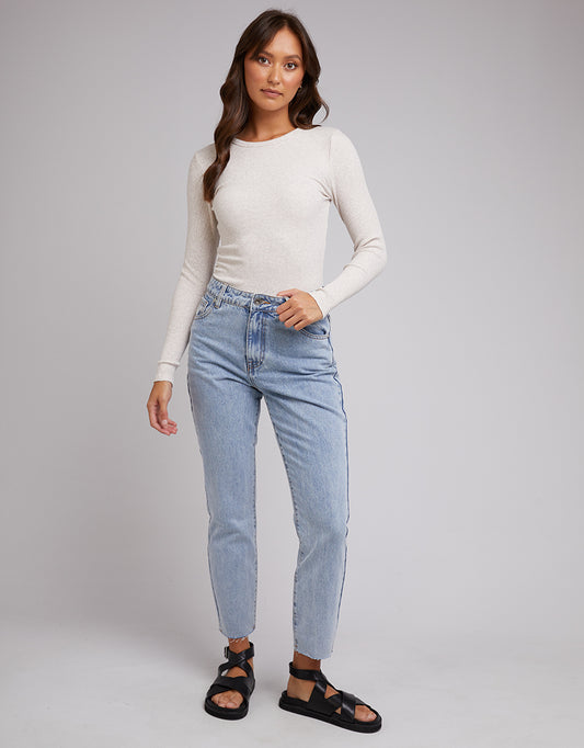 Rib Long Sleeve - Oat