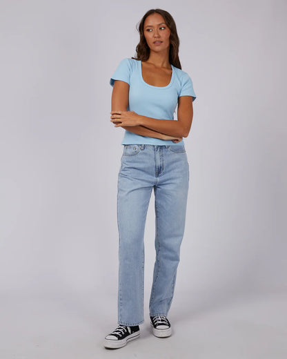 Hazel Tee - Sky