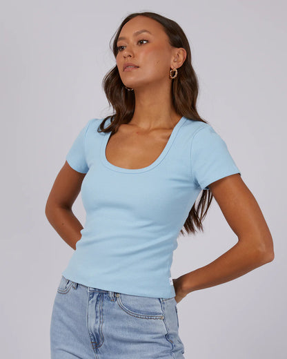 Hazel Tee - Sky