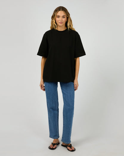 Core Oversized Tee - Black