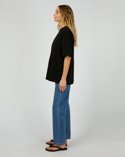 Core Oversized Tee - Black