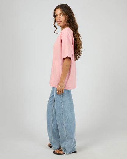 Core Oversized Tee - Pink