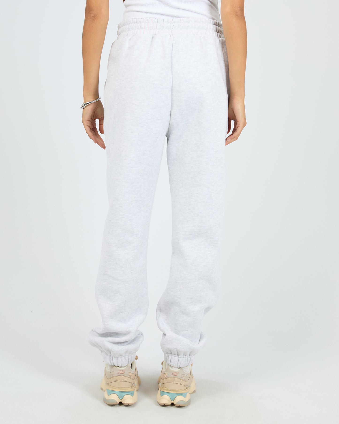 Silent Luxe Cuffed Trackpant - Snow