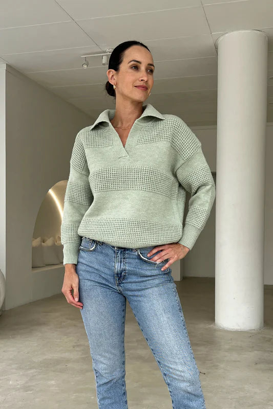 Stella Collared Knit