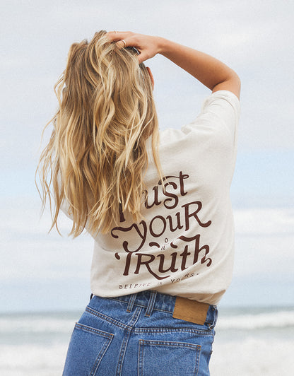 Trust Tee - Vintge White