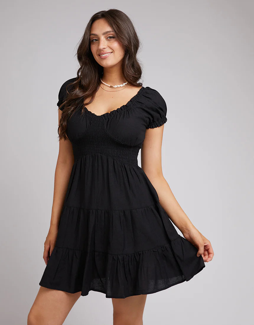Natalia Mini Dress - Black