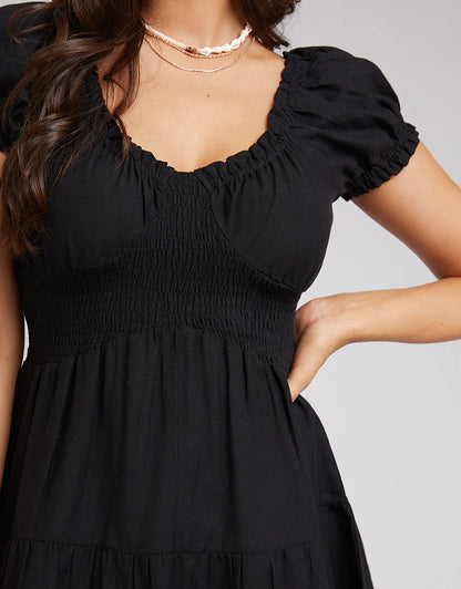 Natalia Mini Dress - Black