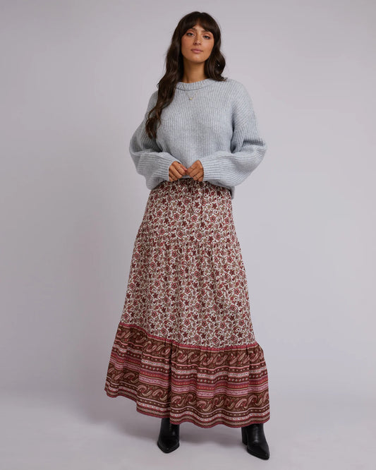 Elle Floral Maxi Skirt