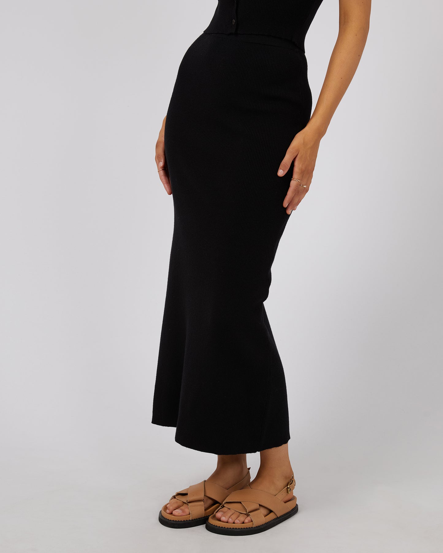 Henley Knit Skirt