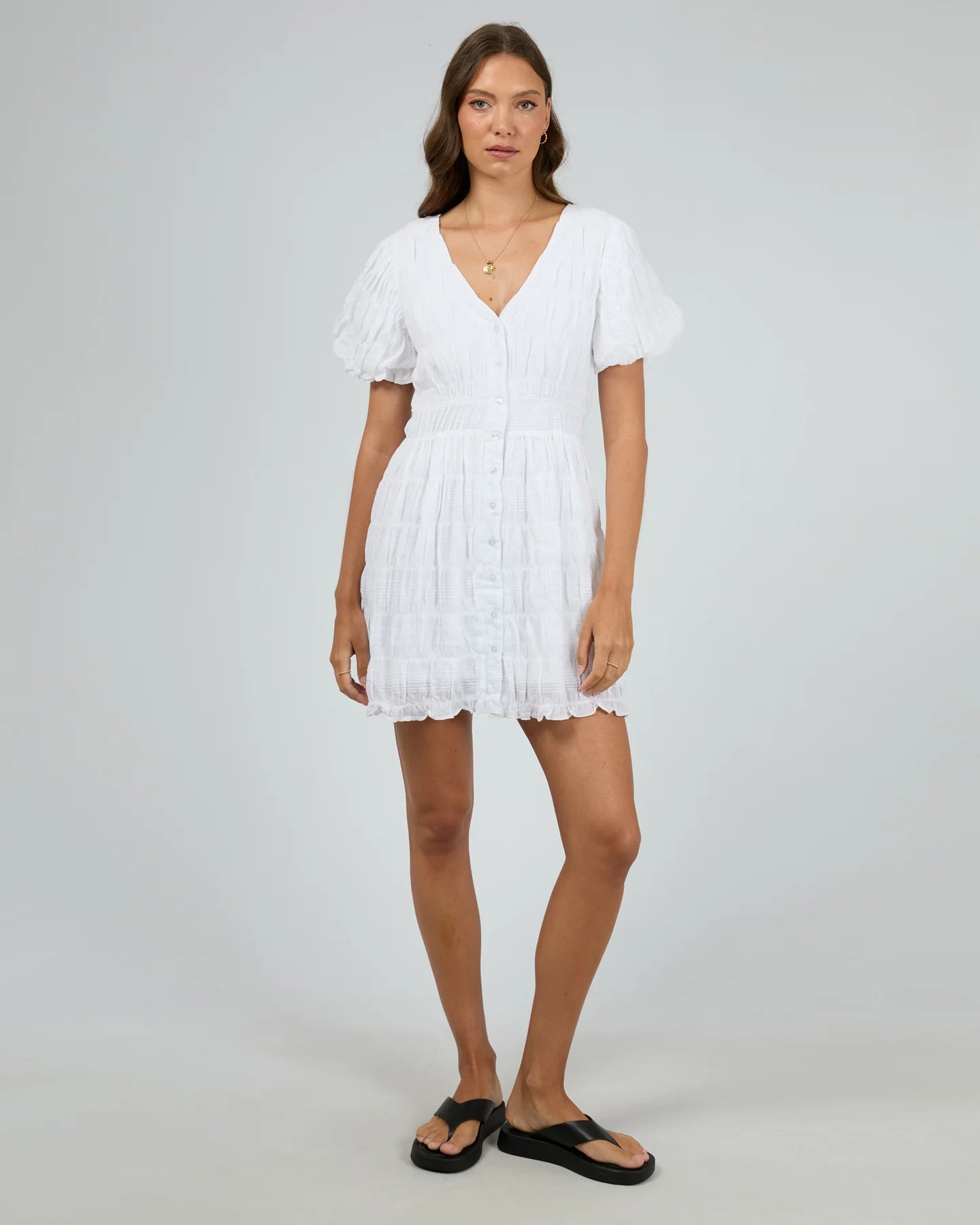 Maude Mini Dress - White