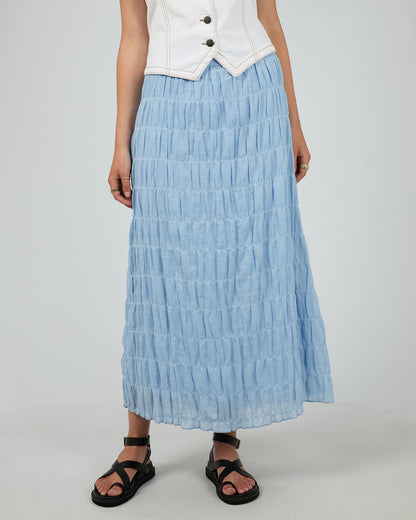 Maude Maxi Skirt - Ocean