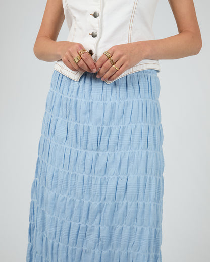 Maude Maxi Skirt - Ocean