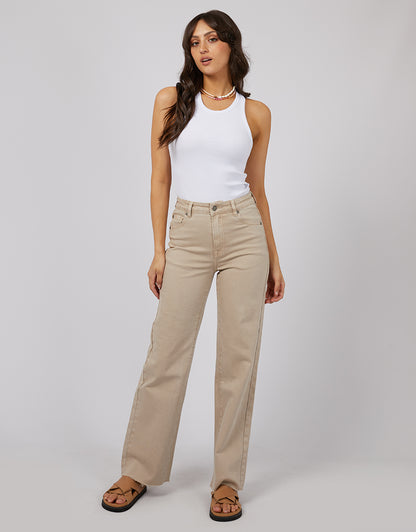 Skye comfort jean - Beige