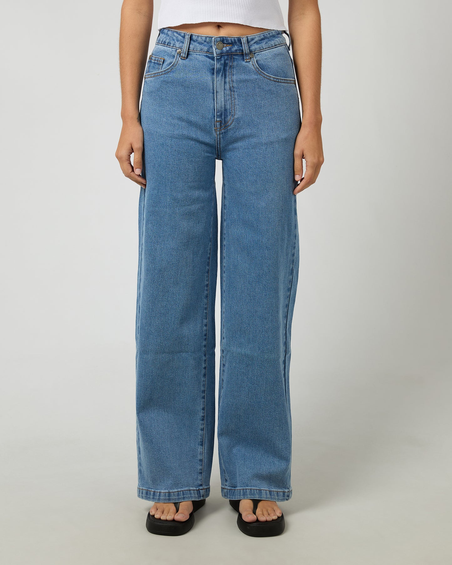 Jacqui Wide Leg - Light Blue