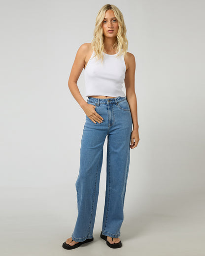 Jacqui Wide Leg - Light Blue