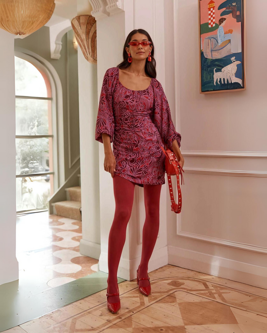 Chiara Ruched Mini Dress