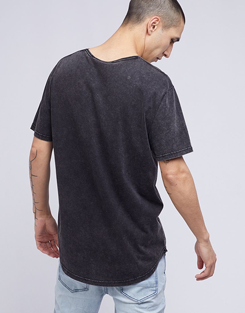 Acid Tail Tee - Washed Black