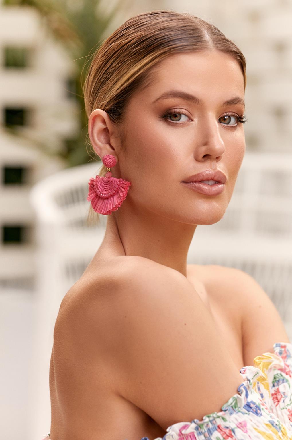 Zia Mini Fringe Earrings