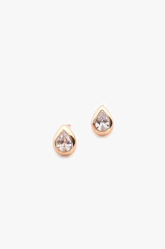 Tear Drop Stud Earrings