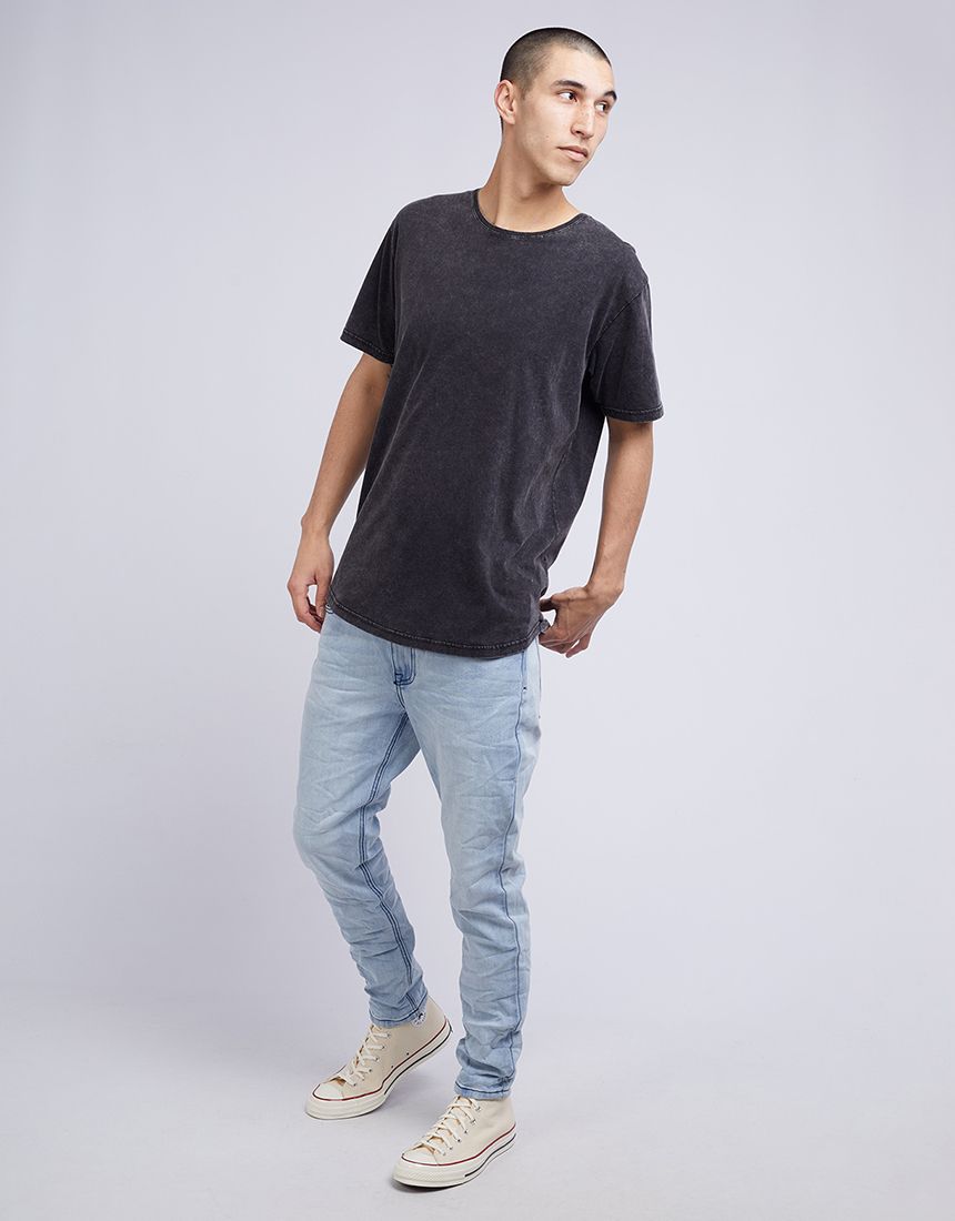 Acid Tail Tee - Washed Black