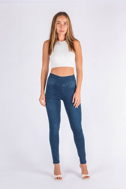 High Rise Skinny - Dark Denim