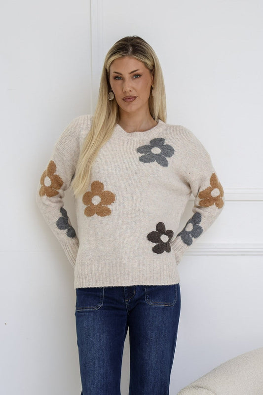 Daisy Knit - Latte
