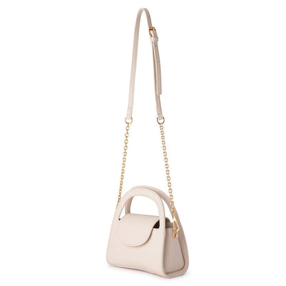Ivy Curved Handle Bag - Natural