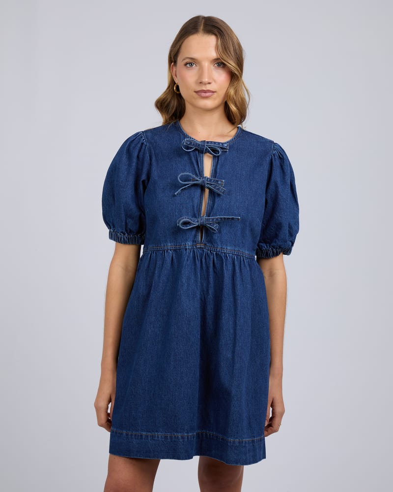 Amalie Mini Dress - Dark Blue