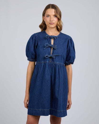 Amalie Mini Dress - Dark Blue