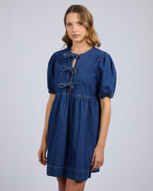 Amalie Mini Dress - Dark Blue