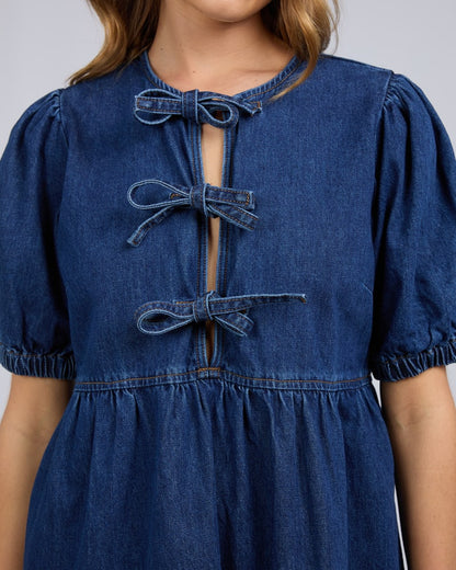 Amalie Mini Dress - Dark Blue