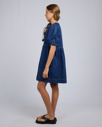 Amalie Mini Dress - Dark Blue