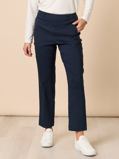 Evie Stretch Pant - Navy