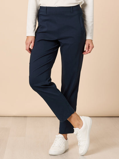 Evie Stretch Pant - Navy