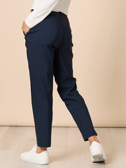 Evie Stretch Pant - Navy