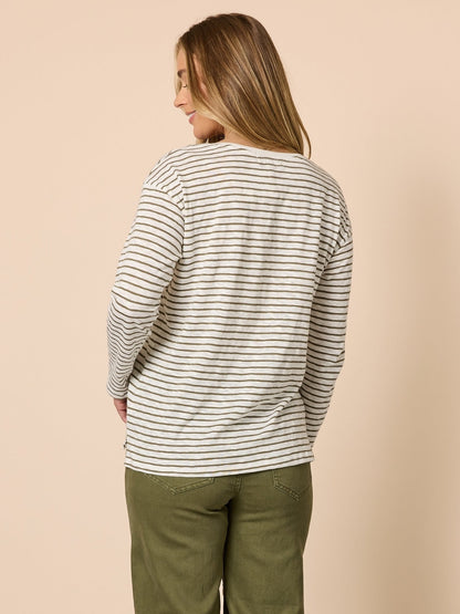 City Stripe Long Sleeve Tee