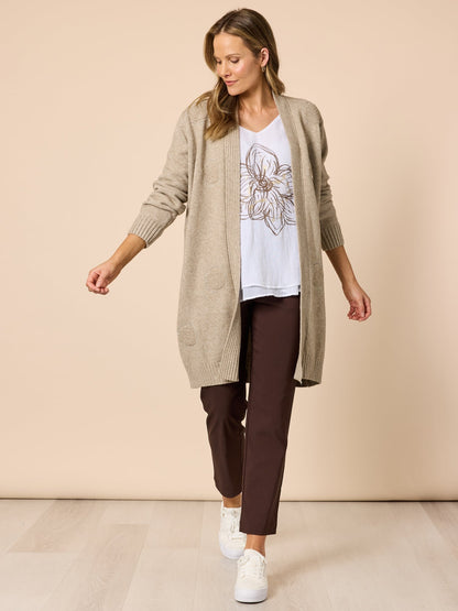 Evie Stretch Pant - Coffee