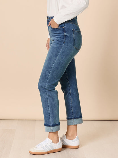 Retro Cuff Jean - Denim