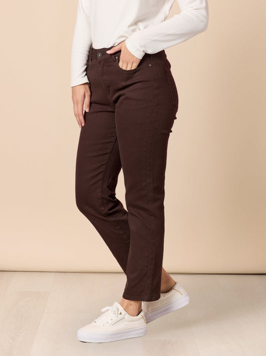 Slim Leg Miracle Jean - Coffee