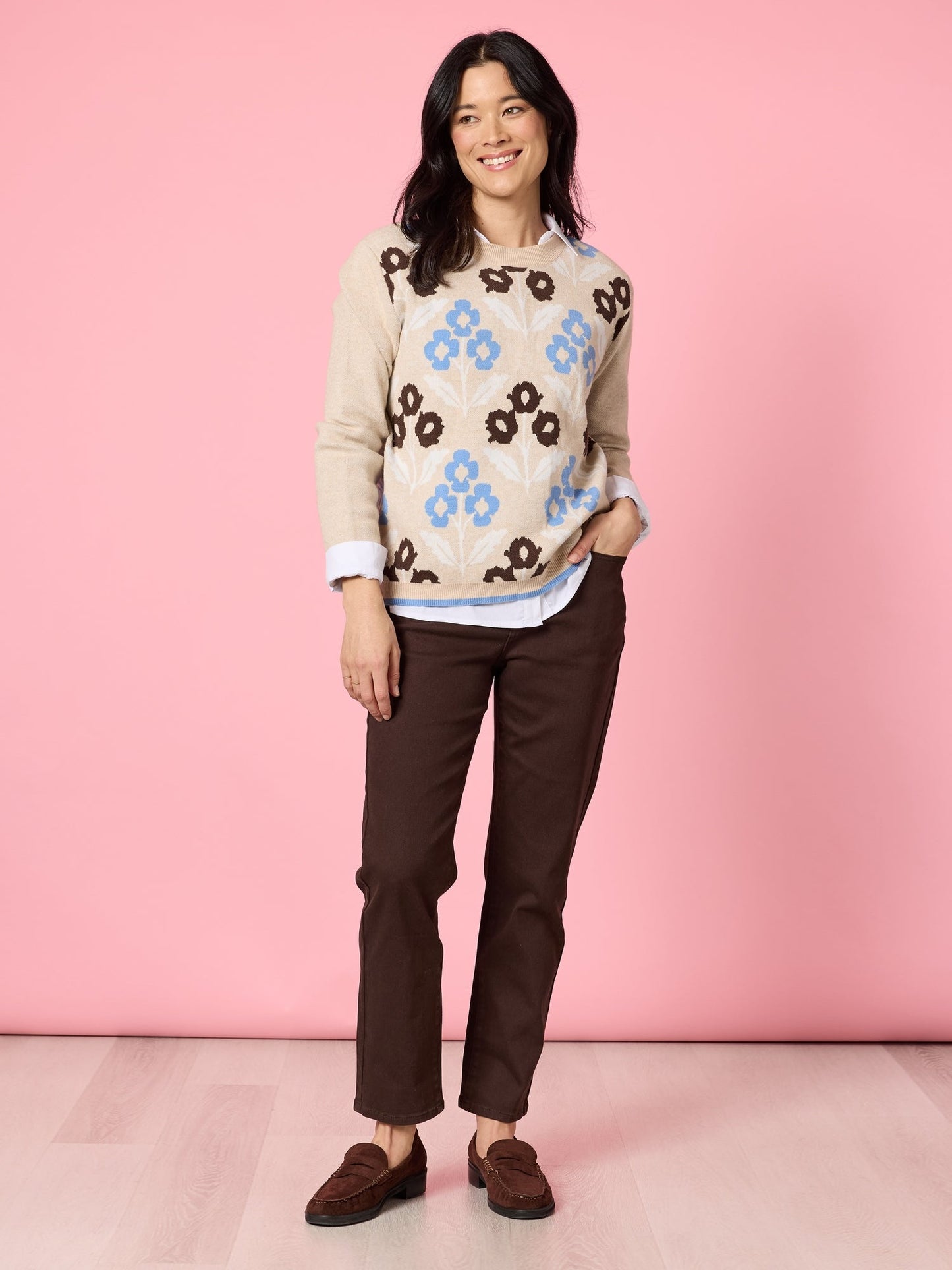 Slim Leg Miracle Jean - Coffee