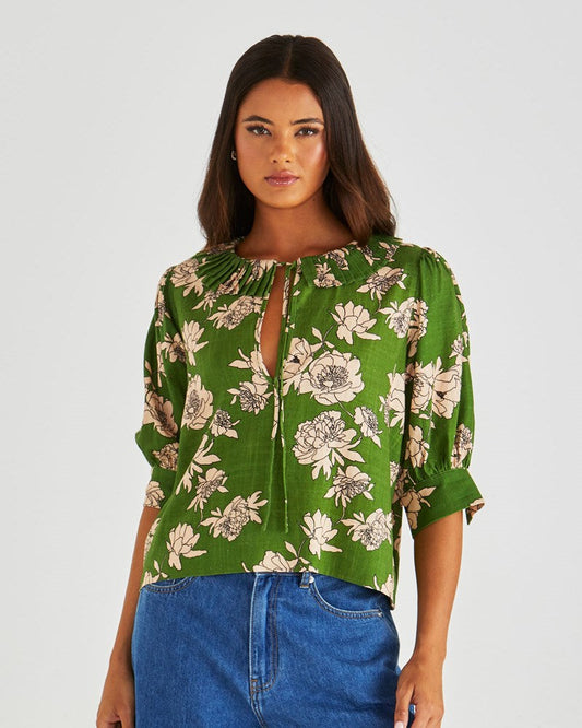 Antonie Pleated Blouse
