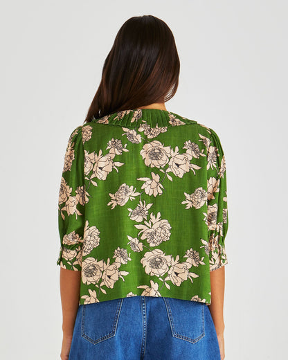 Antonie Pleated Blouse