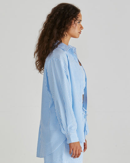 Alani Shirt - Blue Stripe