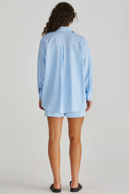 Alani Shirt - Blue Stripe