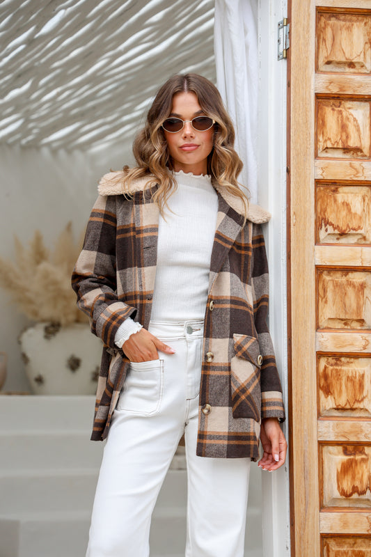 Audrey Plaid Jacket