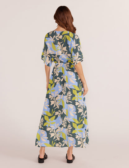 Artistic Garden Midi Dress