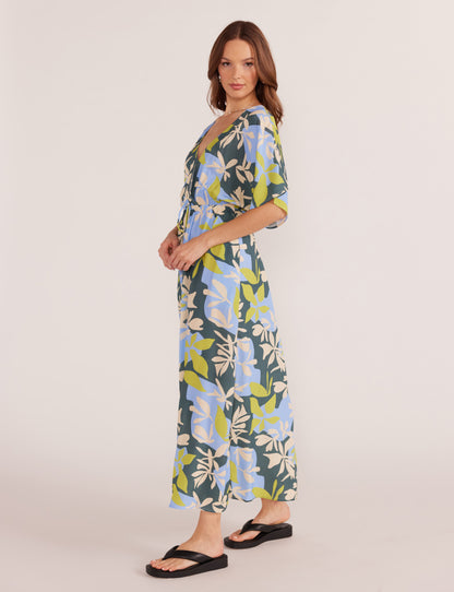 Artistic Garden Midi Dress