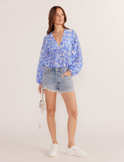 Waverly Drawstring Blouse