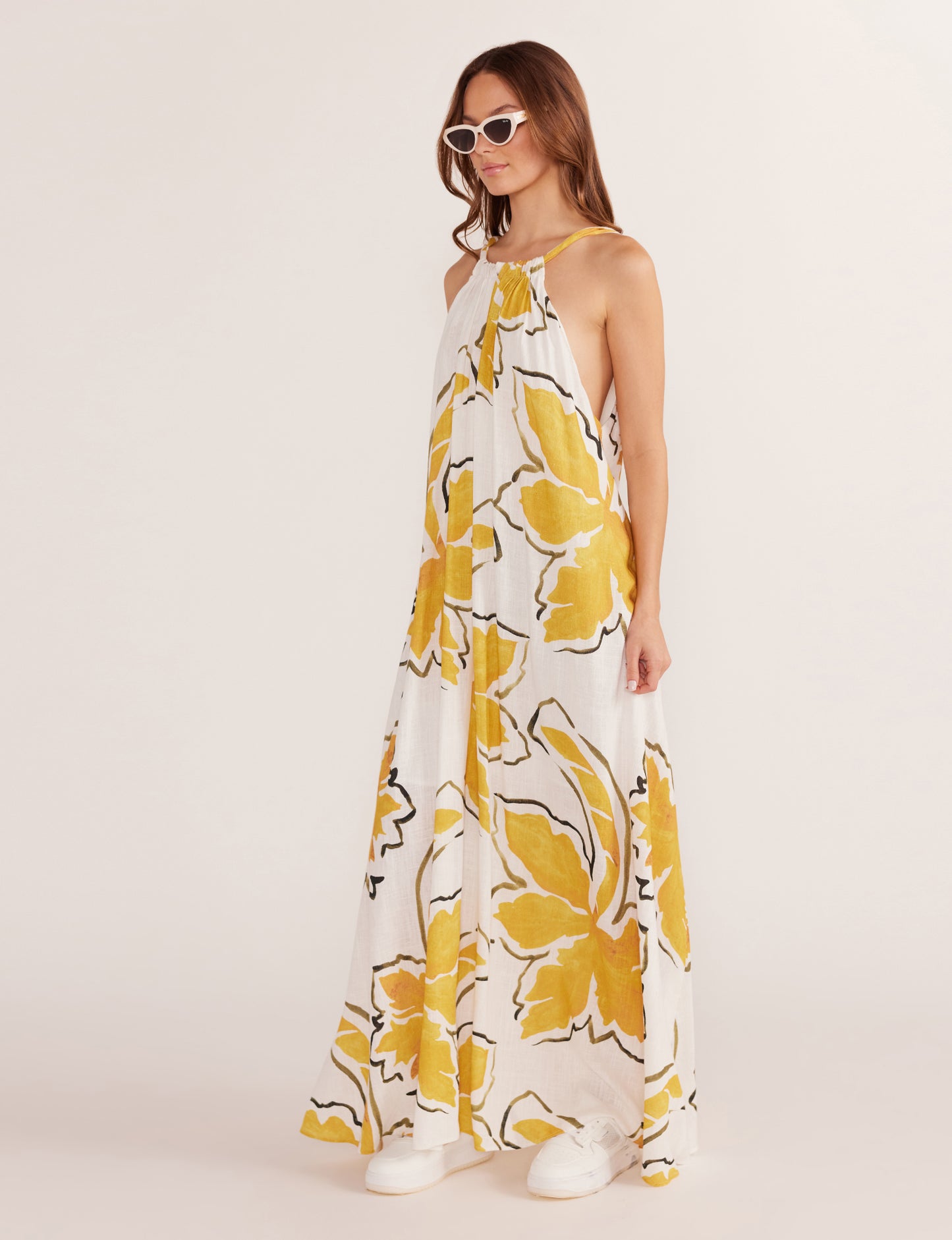 Zuri Halter Neck Maxi Dress