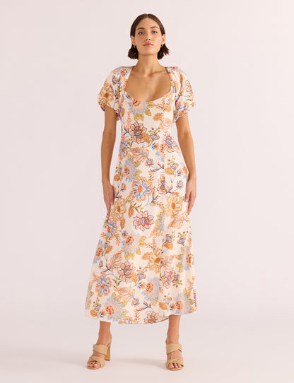 Marceline Panel Midi Dress